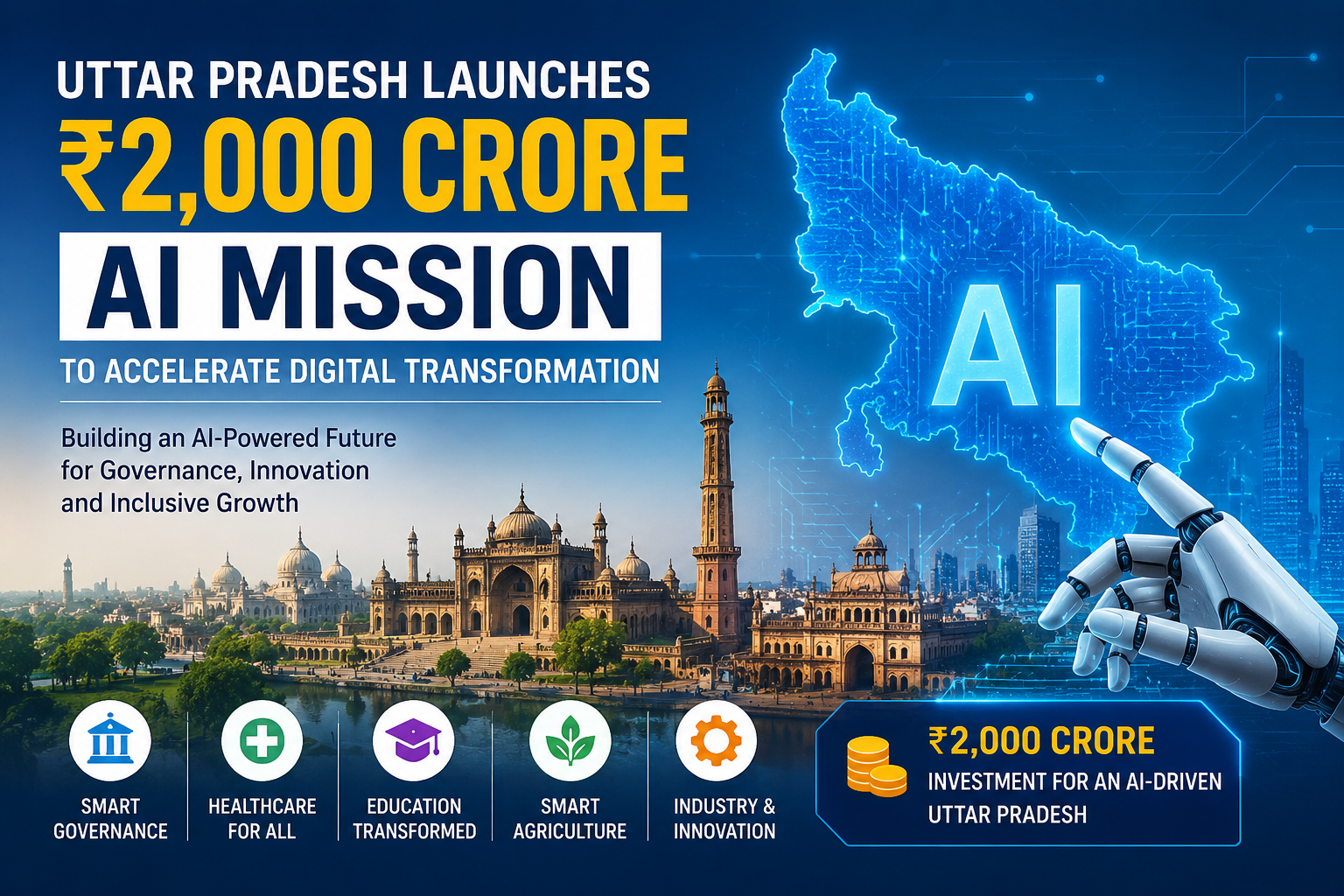 UP Government Commits ₹2,000 Crore to State AI Mission