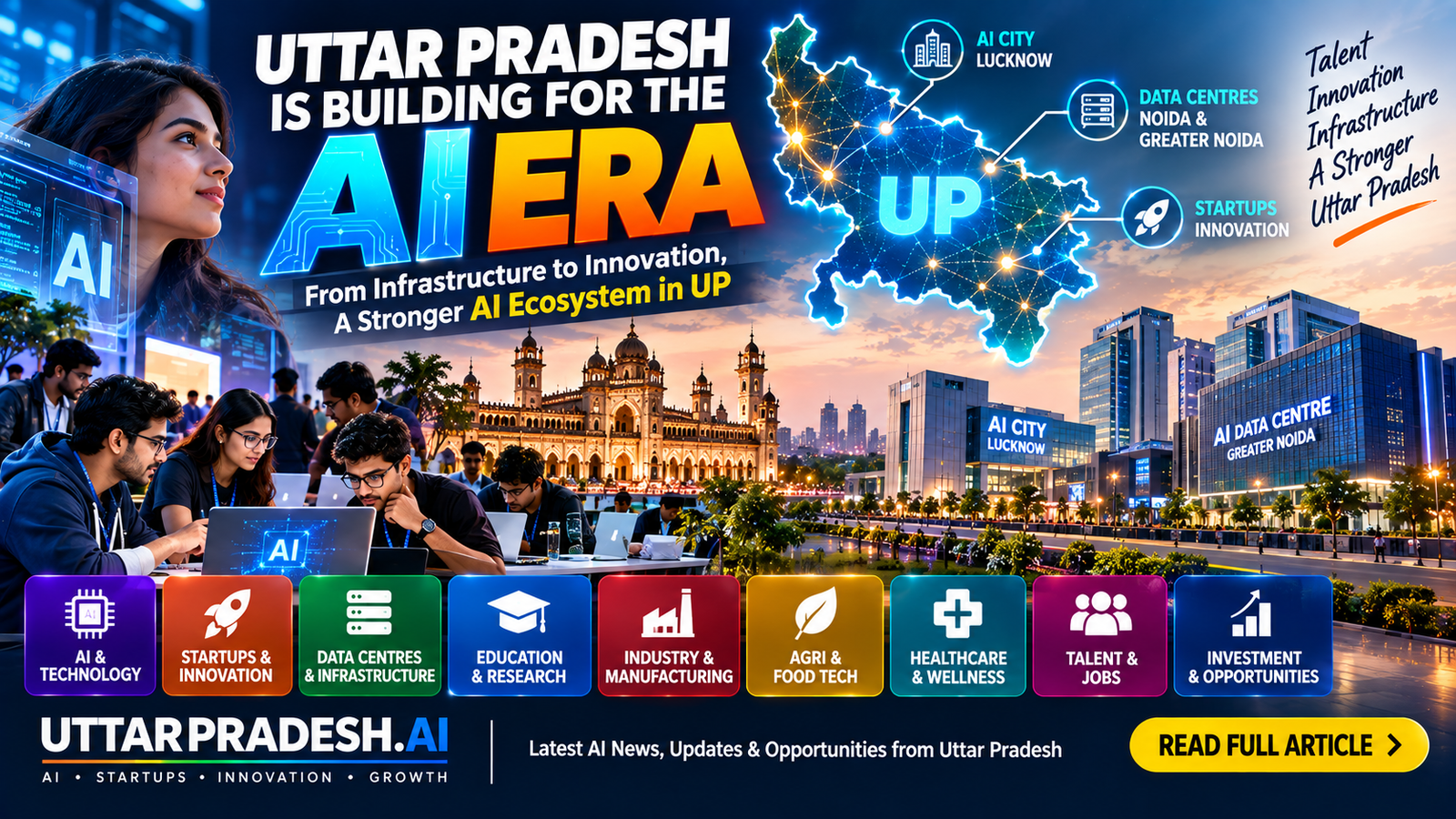 Uttar Pradesh’s AI Push Gains Momentum: From AI Infrastructure to Young Builders